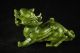 Chinese Jade Carving A Kirin Fu Feng Shui To Ward Off Bad Luck Dog Statues Foo Dogs photo 4