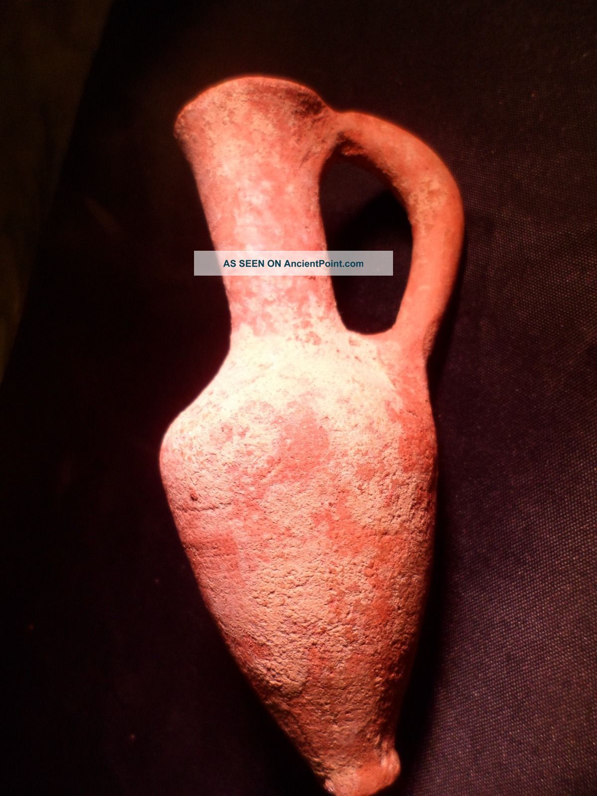 Authentic Late Bronze Age Terracota Canaanite Amphora Juglet Ca.  2000 B.  C.  Nr Near Eastern photo
