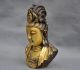 9  China Kwan - Yin Buddha Guanyin Boddhisattva Bust Bronze Statue Other Antique Chinese Statues photo 3