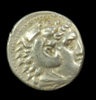 Aphrodite - Ancient Alexander Iii The Great Greek Silver Drachm photo