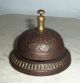 Early Ornate Brass Hotel Desk Counter Bell - Hop Service Store Bell Metalware photo 2