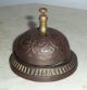 Early Ornate Brass Hotel Desk Counter Bell - Hop Service Store Bell Metalware photo 3