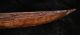 Rare Antique Samoan Model Canoe With Incised Inlay 24 