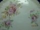 Vintage Porcelain Ceramic Trivet Hot Plate Tile Pink Roses Dresden Germany Exvc Trivets photo 1
