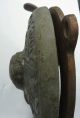 Antique Round Oak Stove Adjustable Damper Doe - Wan - Jack Brass Indian Head Chain Stoves photo 6