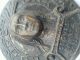 Antique Round Oak Stove Adjustable Damper Doe - Wan - Jack Brass Indian Head Chain Stoves photo 7
