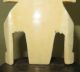 Large Antique Carved Bovine Cow Bone Tribal African Face Mask 394g Other African Antiques photo 7