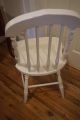 Chair Vintage Shabby White Windsor Chair Post-1950 photo 4
