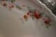 1900 ' S Tea Tile/trivet - White W/garlands Of Roses - Marked P S Germany - Lovely - Trivets photo 3