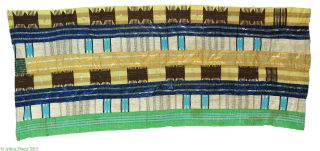 Yoruba Aso Oke Handwoven Textile Nigeria Africa photo