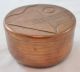 Vintage Signed Arts & Crafts Copper Lidded Bowl Unknown Metalware photo 1