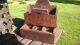 Antique Tramp Art Hand Carved Wood Box Stamp Box Boxes photo 3