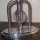 Vintage Chrome And Glass Art Deco Lamp Lamps photo 2