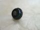 Antique Brass Berry Pin Shank Transparent Teal Green Glass Waistcoat Button Buttons photo 5
