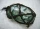 Vintage Glass Fishing Float Sausage In Net Japanese Nautical 271 Fishing Nets & Floats photo 6
