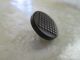 Antique 1851 Goodyear Dark Brown Rubber Relief Dots Square Design Button 11/16 