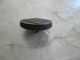 Antique 1851 Goodyear Dark Brown Rubber Relief Dots Square Design Button 11/16 