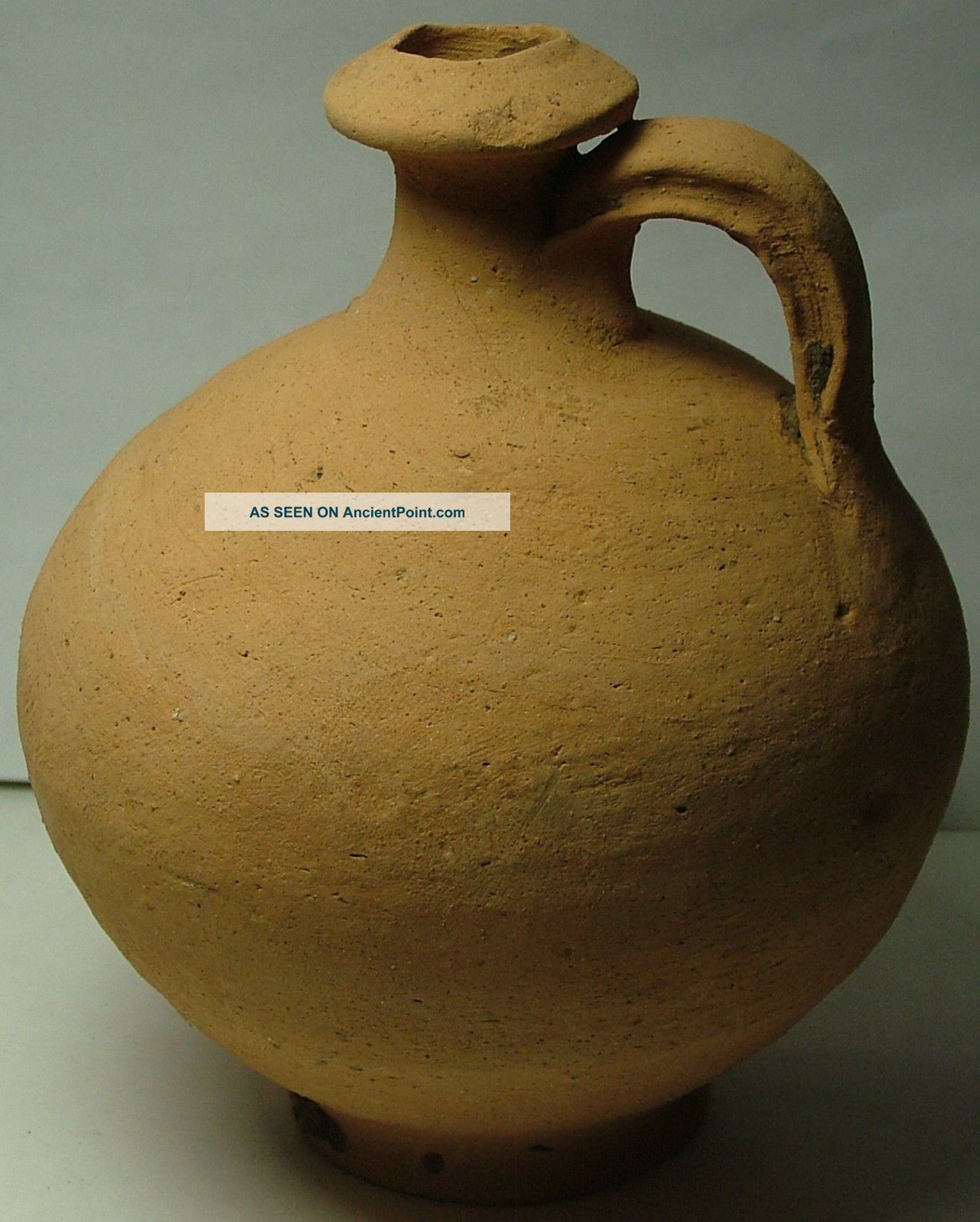 Ancient Roman Ceramic Vessel Artifact/jug/vase/pottery Kylix Guttus 3ad Roman photo