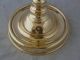 Art Nouveau Brass & Vaseline Glass Oil Lamp Circa 1905 Lamps photo 4