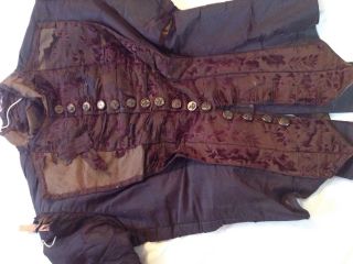 Late 1800s Victorian Bodice For Study Only Exquisite Buttons Vintage photo