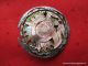 2448 – Carved Pearl Wheat Sheaf And Steel Sickle Antique Button,  Needs Tlc Buttons photo 6