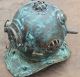 U.  S Navy Mark Iv Diving Divers Helmet Solid Brass Real Antique 18 