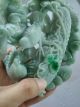 Vivid Natural Jadeite Jade Carved By Hand Towel Gourd Statue Other Antique Chinese Statues photo 3