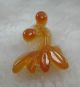 Exquisite Chinese Handwork Hetian White Red Jade Goldfish Pendant 7 Necklaces & Pendants photo 4