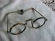Vintage Antique Brass Tortoise Chinese Folding Temples Eyeglasses Spectacles Nr Optical photo 5