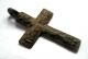 C.  1500 A.  D British Found Tudor Period Bronze Decorative Cross Pendant British photo 1