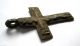 C.  1500 A.  D British Found Tudor Period Bronze Decorative Cross Pendant British photo 3