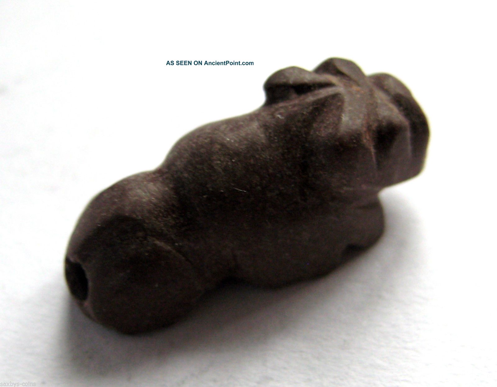 C.  400 B.  C Ancient Egypt Late Ptolemaic Period Steatite Lion Amulet Pendant Egyptian photo