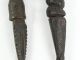 2 Hand Carved Png Spirit Sticks (wax Seals ?) Probably Massim Culture Papua Pacific Islands & Oceania photo 4