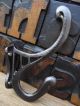 1 Vintage Style Cast Iron Coat Hook Old Art Nouveau Victorian Edwardian Style. Hooks & Brackets photo 2