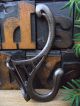 1 Vintage Style Cast Iron Coat Hook Old Art Nouveau Victorian Edwardian Style. Hooks & Brackets photo 6