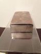 Antique Silverplate/wood Cigarette Box By Poole 1899 Other Antique Silverplate photo 1
