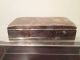 Antique Silverplate/wood Cigarette Box By Poole 1899 Other Antique Silverplate photo 2