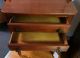 Vtg Willett Wildwood Solid Cherry Wood 2 Drawer Stand Twisted Rope Turned Legs 1900-1950 photo 1