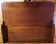 Vtg Willett Wildwood Solid Cherry Wood 2 Drawer Stand Twisted Rope Turned Legs 1900-1950 photo 2
