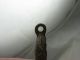 (7) Antique Vintage Twisted Wrought Iron Tudor Art Deco Curtain Rod Rings Metalware photo 2