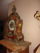 French Style Boulle & Bronze Mounted Mantel Clock With Enamel Numbers,  Fhs Clocks photo 3