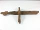 Huge Hand Forged Iron Roman/ Byzanyne/ Medieval Cross - Metal Detector Find Roman photo 5