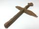 Huge Hand Forged Iron Roman/ Byzanyne/ Medieval Cross - Metal Detector Find Roman photo 6
