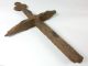 Huge Hand Forged Iron Roman/ Byzanyne/ Medieval Cross - Metal Detector Find Roman photo 7