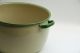 Enamelware Pot Green Porcelain Primitive Steampunk Antique Vintage Cookware Primitives photo 2