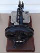 Antique Willcox Gibbs Sewing Machine Hand Cranked Cast Iron Treadle Portable Sewing Machines photo 3