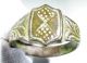Rare Tudor Period Bronze Wedding Ring With Floral Decoration - Uk Size S - Ab35 Roman photo 3