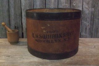 Early Antique 1860 Squibb Apothecary Pantry Box Baking Powder Advertising photo
