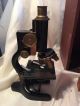 Antique 1920 Bausch And Lomb Microscope With 4 Objectives In Case Microscopes & Lab Equipment photo 3