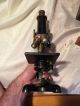 Antique 1920 Bausch And Lomb Microscope With 4 Objectives In Case Microscopes & Lab Equipment photo 6